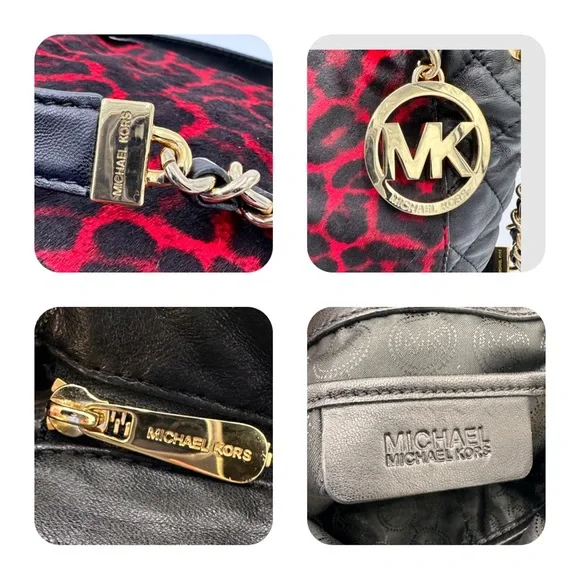 MICHAEL KORS 2 WAY  HAIR-CALF SHOULDER BAG - Picture 8 of 12